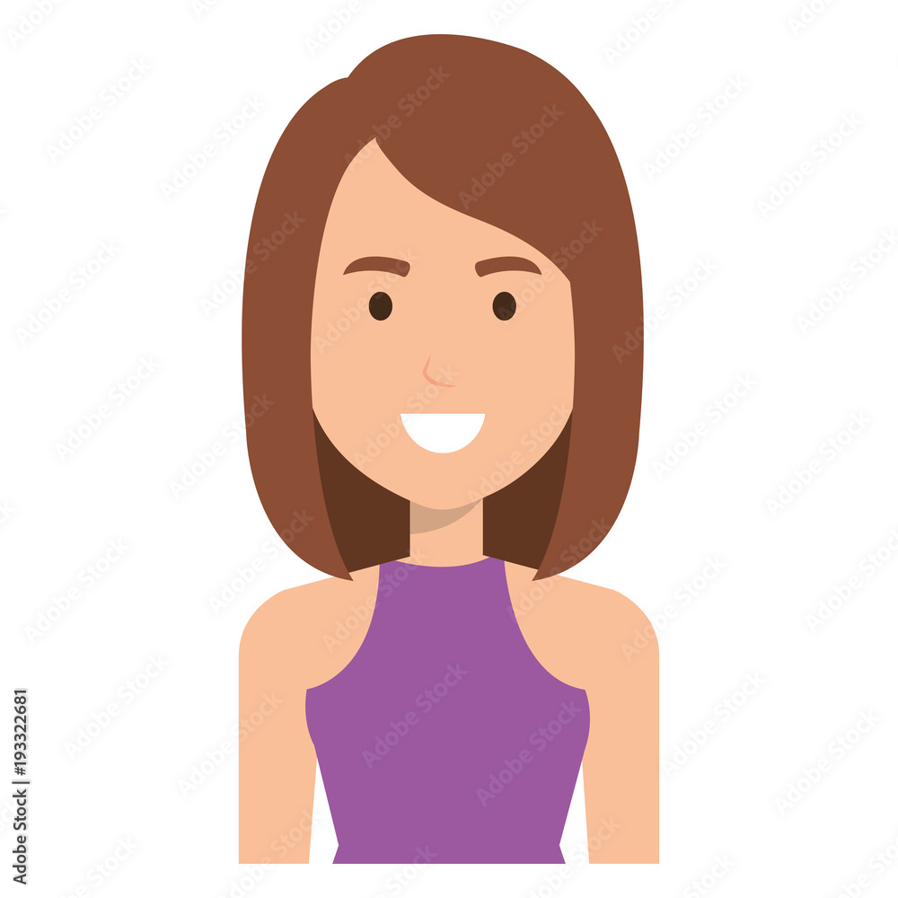 young and casual woman character vector illustration design young and casual woman character vector illustration design