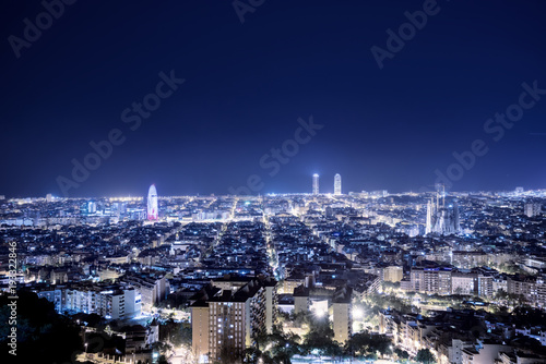 Barcelona skyline  Spain