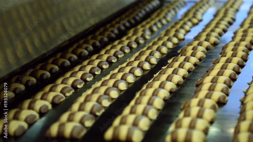 confectionery factory produces glazed cookies confectionery factory produces glazed cookies
