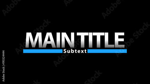 Blue Gradient Corporate Titles
