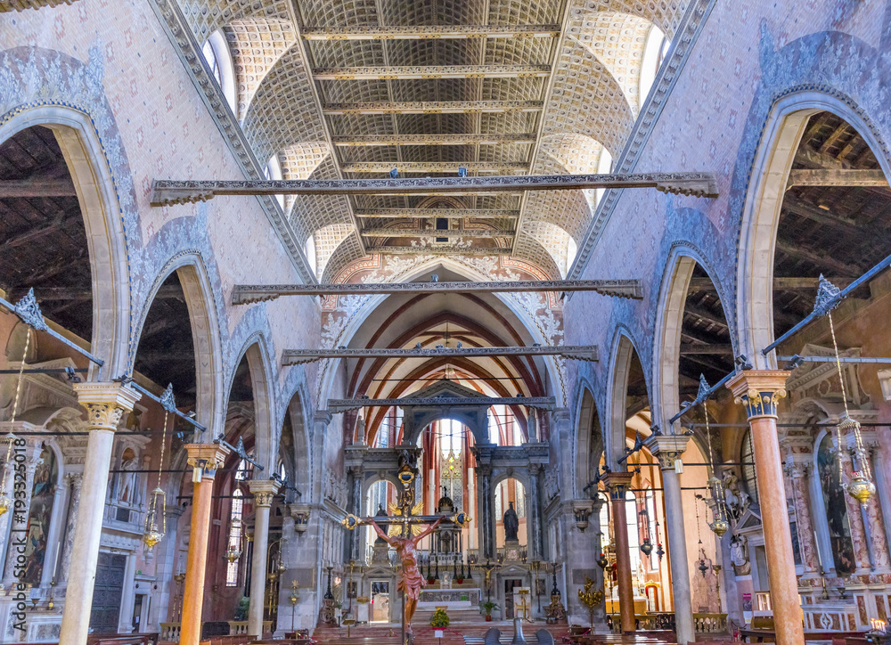 Santo Stefano Church Basilica Venice Italy