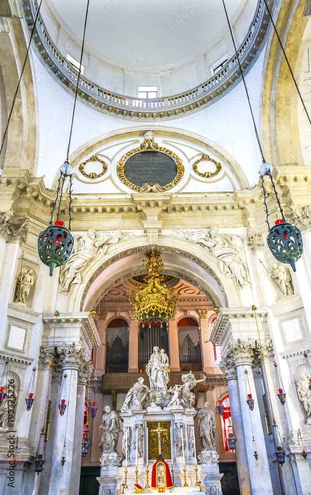 Santa Maria della Salute Church Basilica Dome Venice Italy