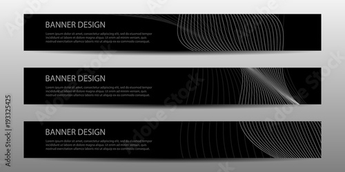 Abstract vector modern banner with wavy lines annual report design templates future Poster template design.