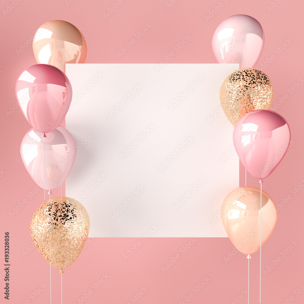 Bóng bay màu hồng và vàng rực rỡ là một sự lựa chọn tuyệt vời để trang trí sinh nhật. Xem ngay hình ảnh để chọn cho mình loại bóng bay màu sắc đa dạng để thổi hồn vào không khí náo nhiệt của bữa tiệc sinh nhật.