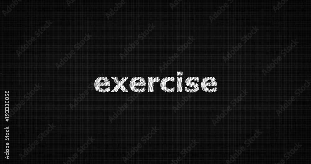 Writing or sketching a word EXERCISE Writing or sketching a word EXERCISE