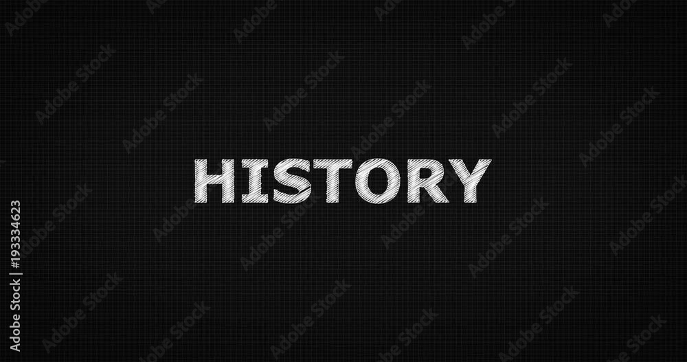 Writing or sketching a word HISTORY Writing or sketching a word HISTORY