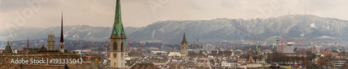 Fototapeta Naklejka Na Ścianę i Meble -  Zurich panorama