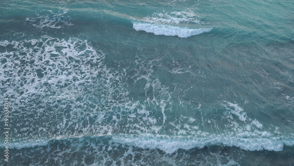 Fototapeta premium Water waves, ocean.