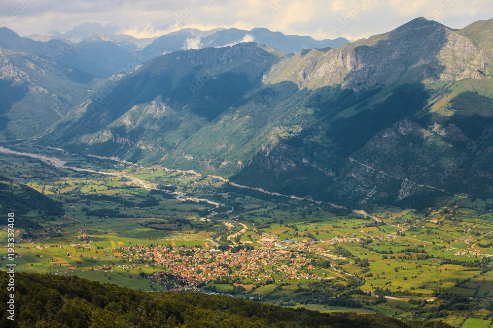 Fototapeta premium Amazing landscape in the mountains of Montenegro