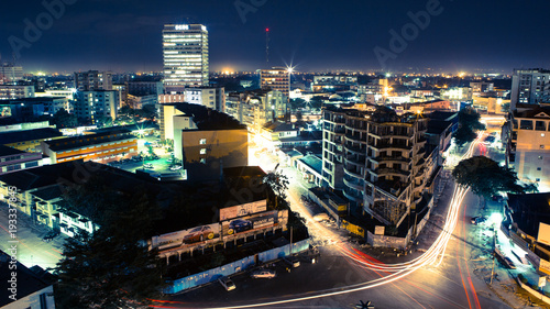 Fototapeta Naklejka Na Ścianę i Meble -  Kinshasa by nught