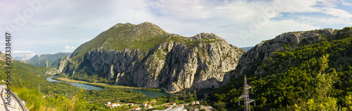 Croatia mountains panorama view, landscape