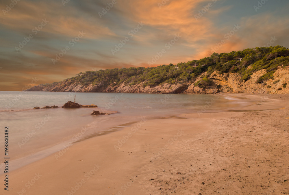 Cala boix on the island of Ibiza, Balearic Islands Cala boix on the island of Ibiza, Balearic Islands