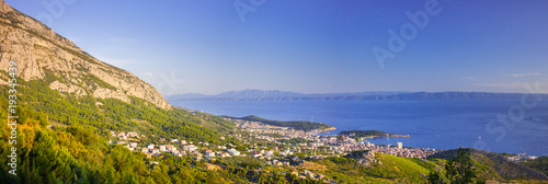 Panorama of Croatia coast, landscape
