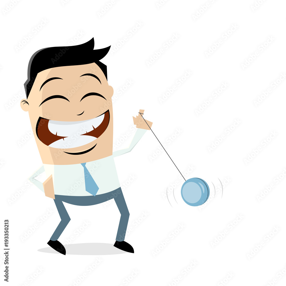funny businessman playing yoyo funny businessman playing yoyo