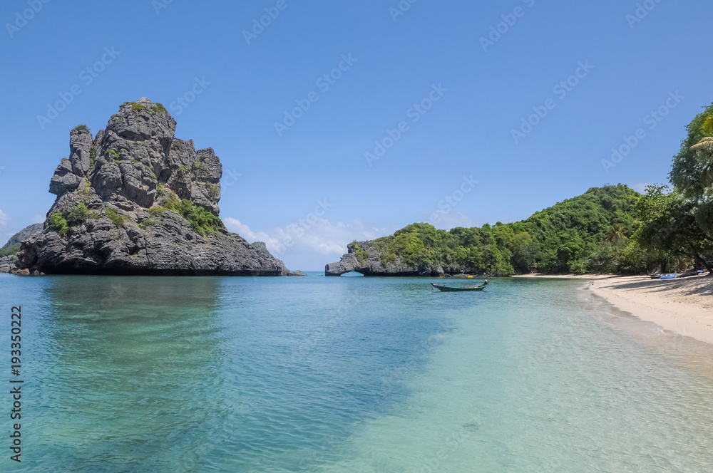 Beautiful beach on Ko Pangan, Thailand. Sandet beach Beautiful beach on Ko Pangan, Thailand. Sandet beach