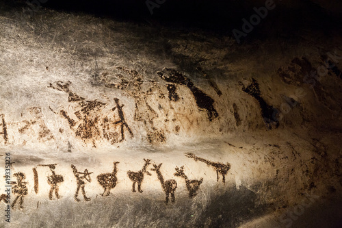 Scene from the amazing bulgarian cave Magura 