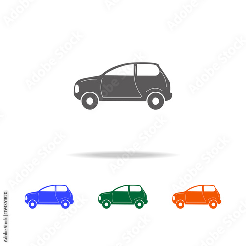 minivan car icon. Types of cars Elements in multi colored icons for mobile concept and web apps. Icons for website design and development, app development