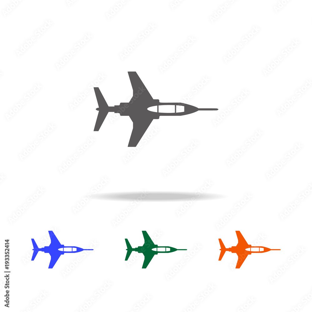 war plane icon. Elements of  Military aircraft in multi colored icons for mobile concept and web apps. Icons for website design and development, app development
