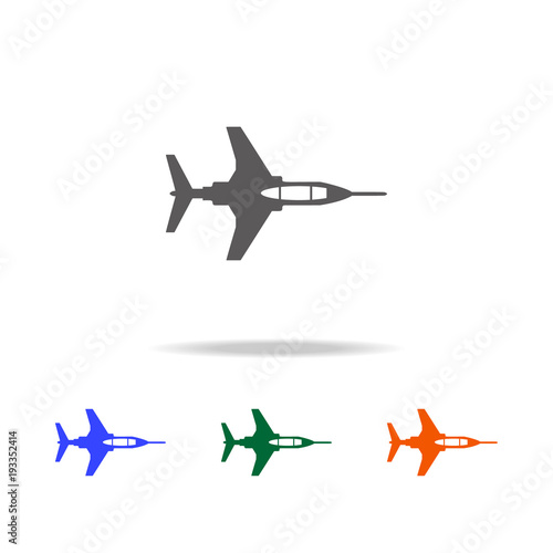 war plane icon. Elements of  Military aircraft in multi colored icons for mobile concept and web apps. Icons for website design and development, app development © gunayaliyeva