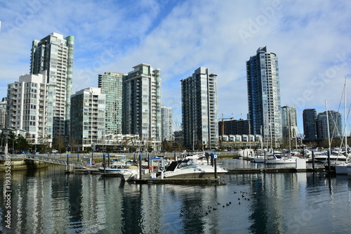 High end luxury real estate condominiums in the Yaletown district of Vancouver BC,Canada