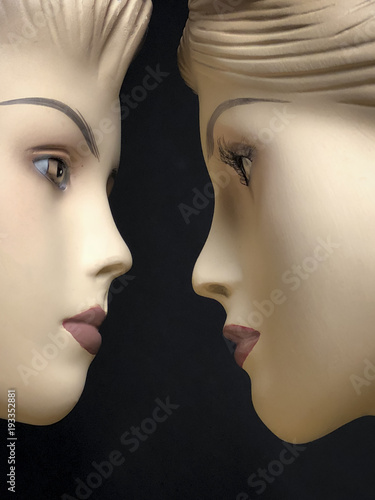 two female mannequins
