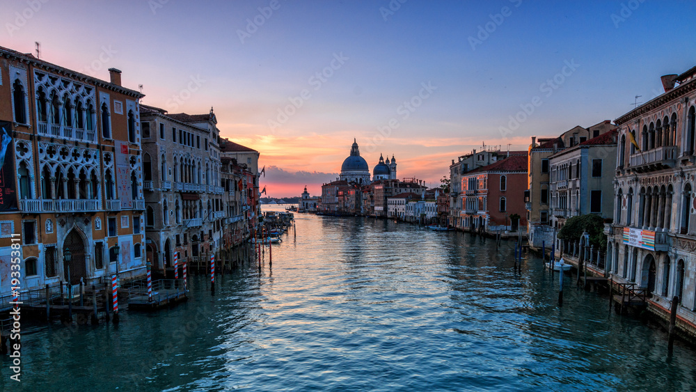 Colours of Grand Canal in Venice