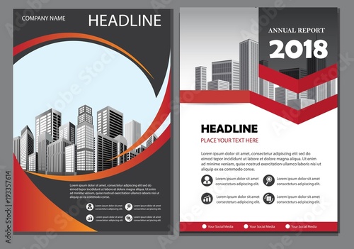 design cover book brochure catalog flyer layout annual report business template