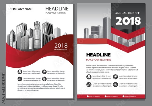 design cover book brochure catalog flyer layout annual report business template
