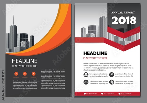 design cover book brochure catalog flyer layout annual report business template