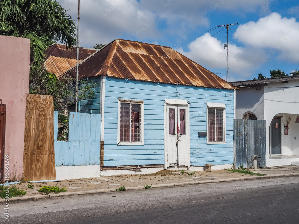 Walking around Penstraat street Curacao views Walking around Penstraat street Curacao views