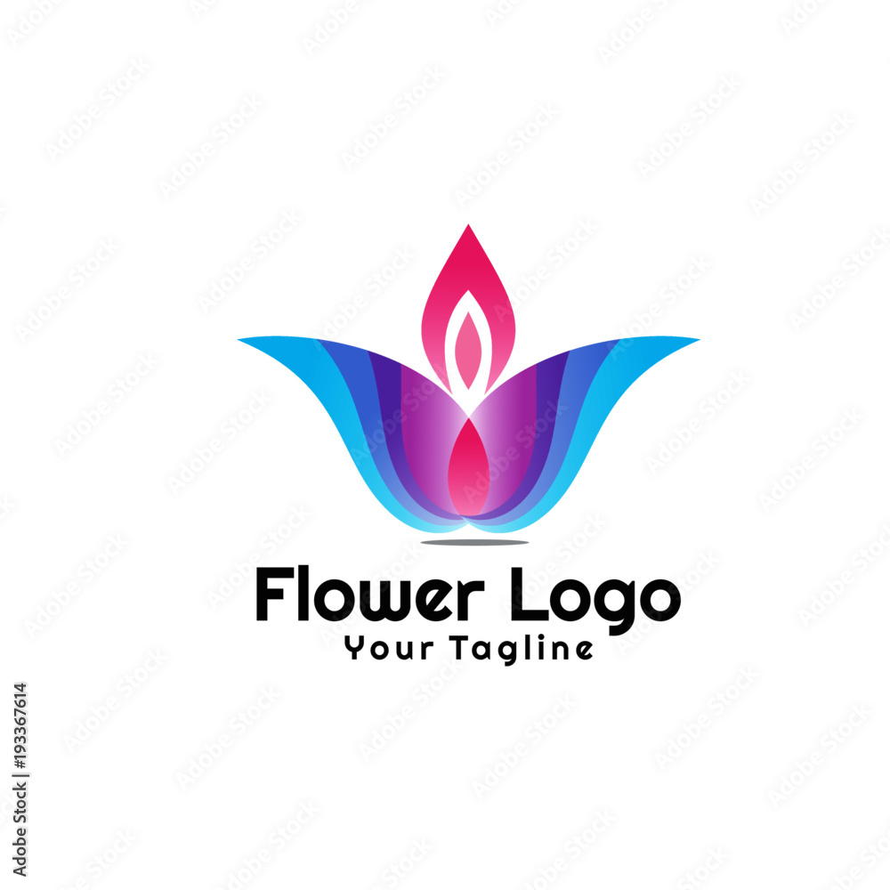 Beauty flowers logo Template Vector Beauty flowers logo Template Vector