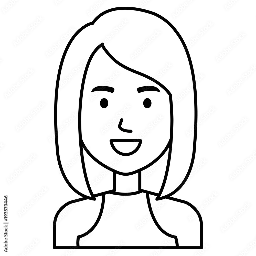 young and casual woman character vector illustration design young and casual woman character vector illustration design