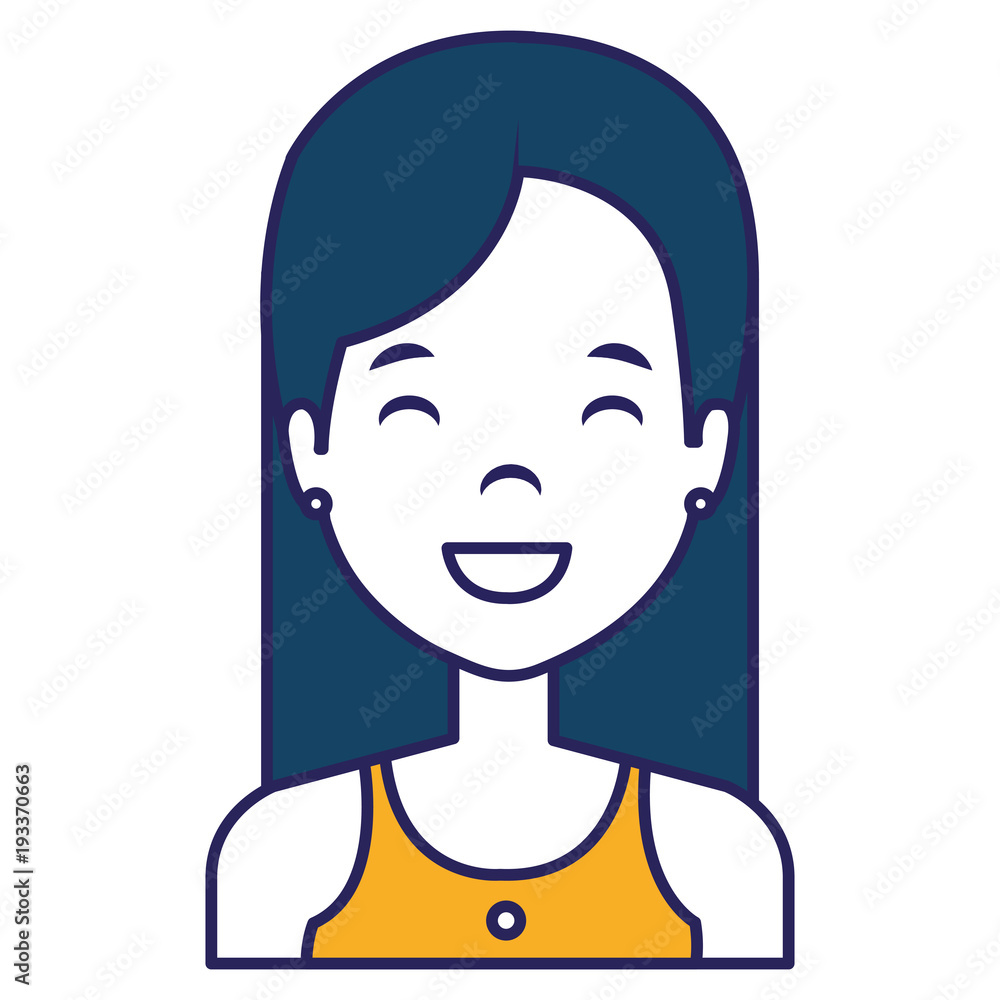 young and casual woman character vector illustration design young and casual woman character vector illustration design