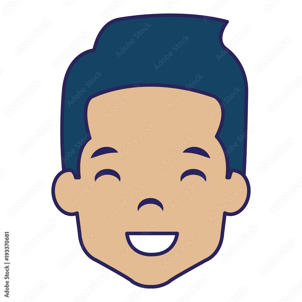young man head avatar character vector illustration design young man head avatar character vector illustration design