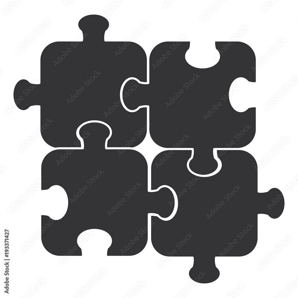 puzzle game pieces icons vector illustration design puzzle game pieces icons vector illustration design