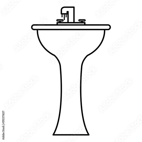 handwash bathroom isolated icon vector illustration design