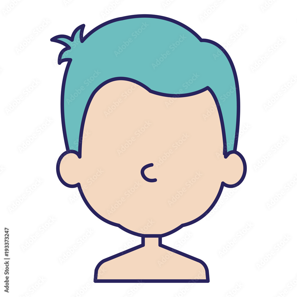 cute and little boy shirtless vector illustration design cute and little boy shirtless vector illustration design
