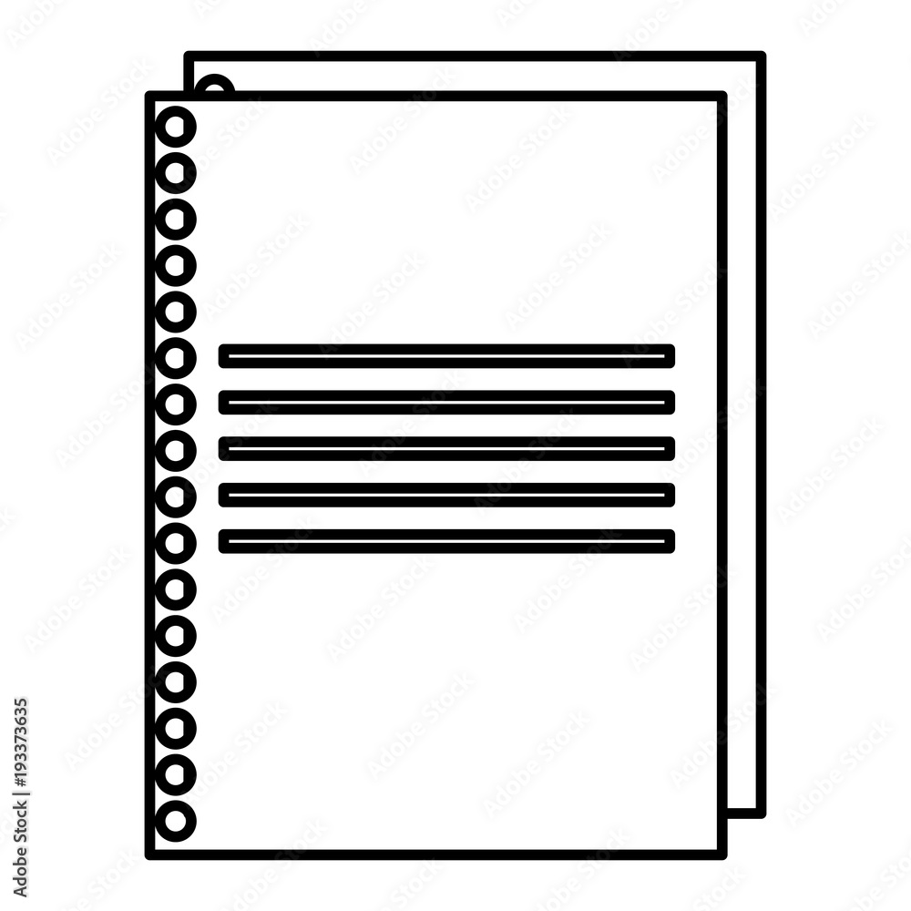 document paper isolated icon vector illustration design