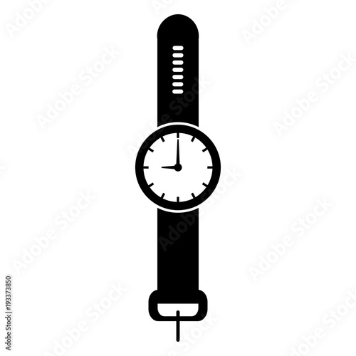 elegant wristwatch isolated icon vector illustration design