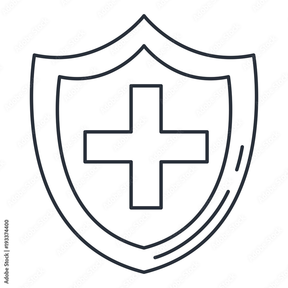shield with cross icon vector illustration design shield with cross icon vector illustration design