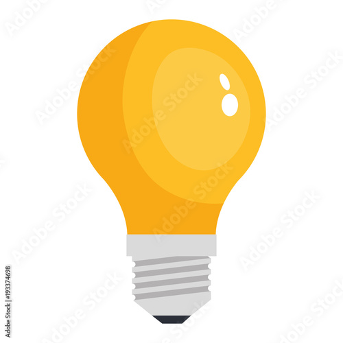 bulb light isolated icon vector illustration design