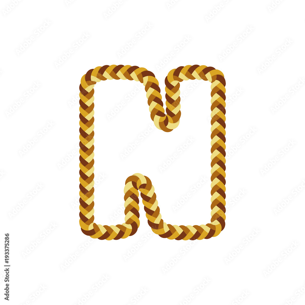 N Braid Letter Logo Icon Design N Braid Letter Logo Icon Design