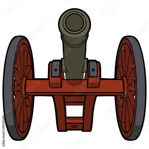 civil war cannon view bottom