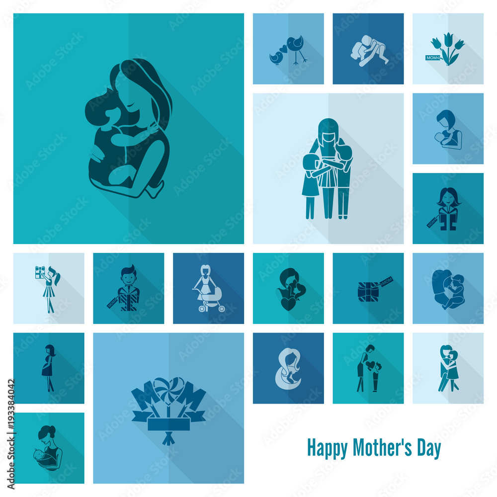 Happy Mothers Day Icons Happy Mothers Day Icons