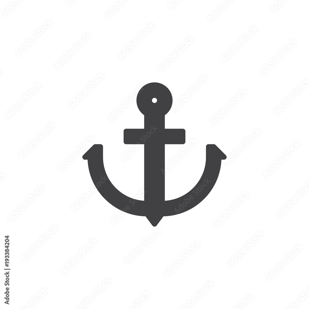 Nautical anchor vector icon. filled flat sign for mobile concept and web design. Sea anchor simple solid icon. Symbol, logo illustration. Pixel perfect vector graphics Nautical anchor vector icon. filled flat sign for mobile concept and web design. Sea anchor simple solid icon. Symbol, logo illustration. Pixel perfect vector graphics