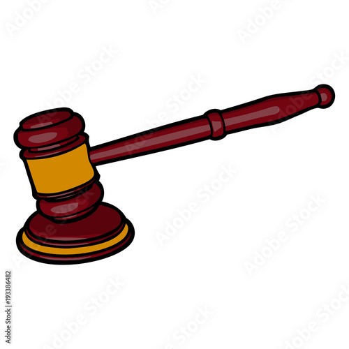 wooden judge gavel