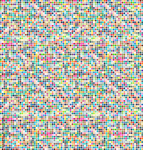 Background with colored squares.
