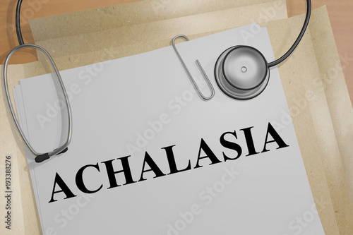 ACHALASIA - medical concept photo