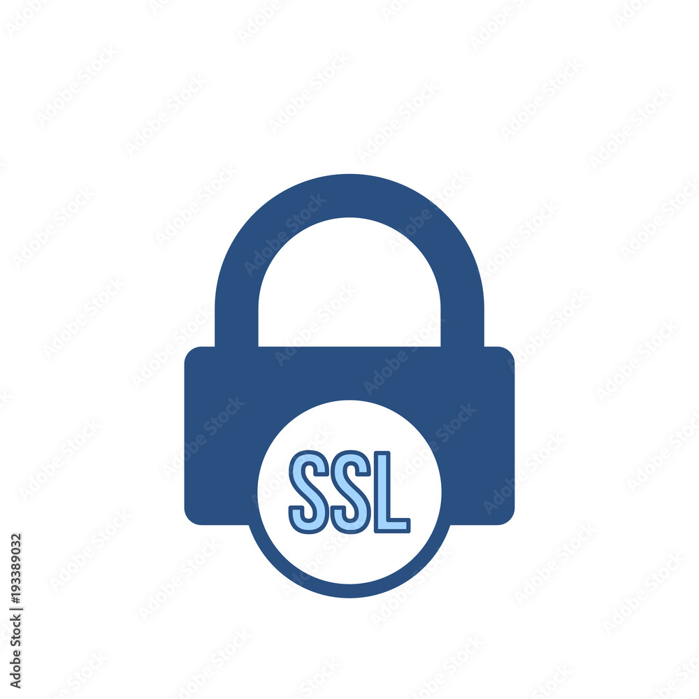 Blocked lock office ssl icon Blocked lock office ssl icon