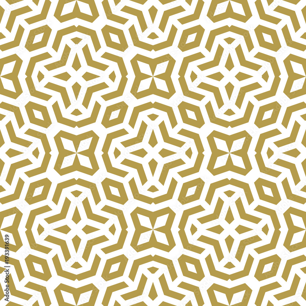 Seamless background for your designs. Modern vector golden ornament. Geometric abstract pattern Seamless background for your designs. Modern vector golden ornament. Geometric abstract pattern